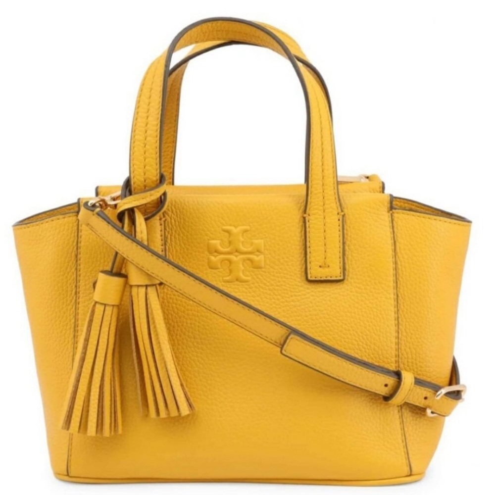 Tory Burch Thea Pebbled Leather Satchel